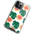 Bouffants and Broken Hearts Tropical Leaves and Citrus iPhone 14 Pro Clear Case
